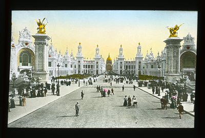 Esposizione di Parigi: Pont Alexandre III, 1900 da French Photographer